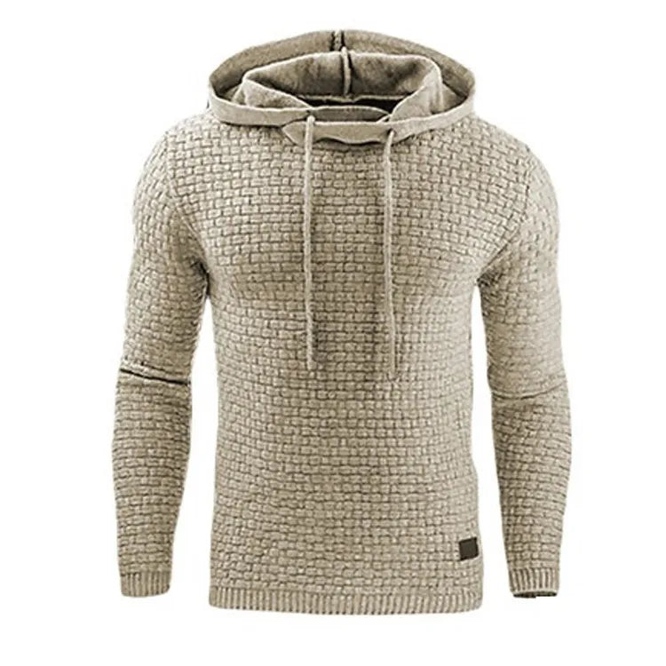 Warm Men's Solid Color Casual Hoodie Oversize Sweatshirt Sweatshirt With Zipper Paired Hoodies and Hoodies Women Man Sweatshirts - ATFH