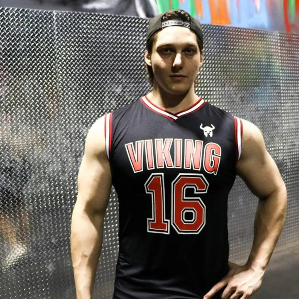 Bodybuilding Tank Tops Men Gym Fitness Sleeveless Shirt Male Slim Stringer Singlet Summer Casual Fashion Printed Undershirt Vest