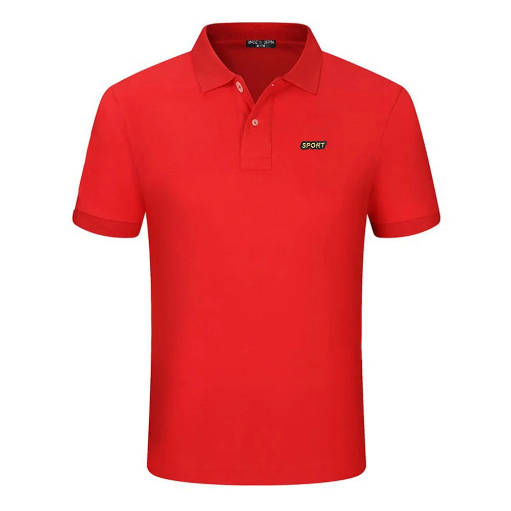 Top Quality  New Solid Color Mens Polos Shirts 100% Cotton Short Sleeve Casual Polos Hommes Fashion Summer Lapel Male tops
