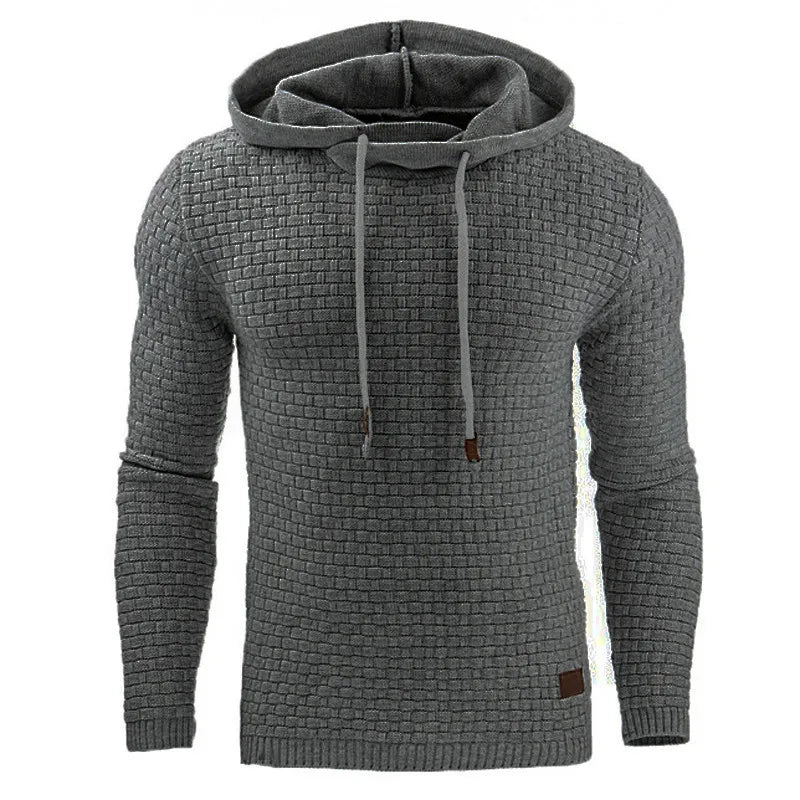 Warm Men's Solid Color Casual Hoodie Oversize Sweatshirt Sweatshirt With Zipper Paired Hoodies and Hoodies Women Man Sweatshirts - ATFH