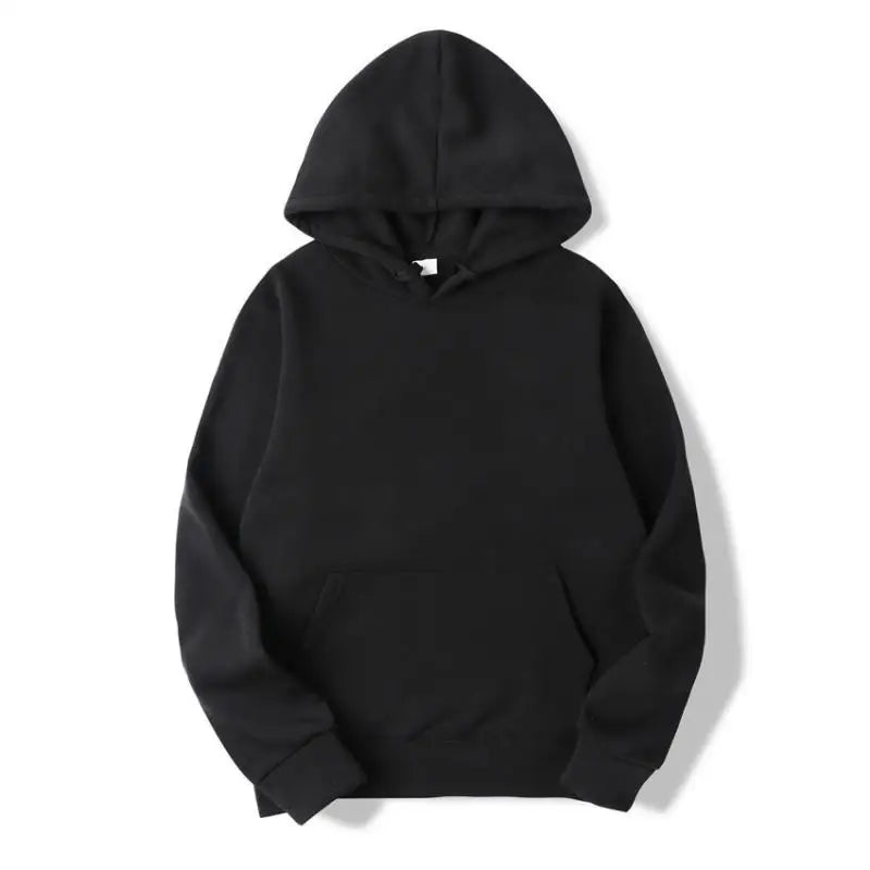 Fashion Brand Men's Hoodies New Spring Autumn Casual Hoodies Sweatshirts Men's Top Solid Color Hoodies Sweatshirt Male 15 Colors - ATFH