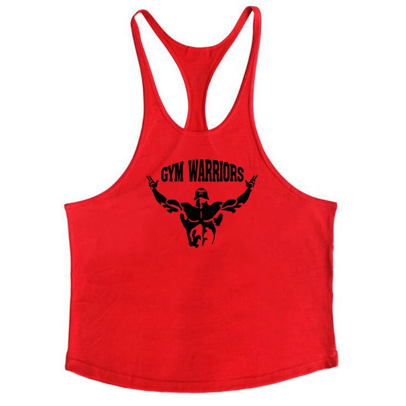 Bodybuilding Stringer Tank Tops Men Anime funny summer Tops No Pain No Gain vest Fitness clothing Cotton gym singlets