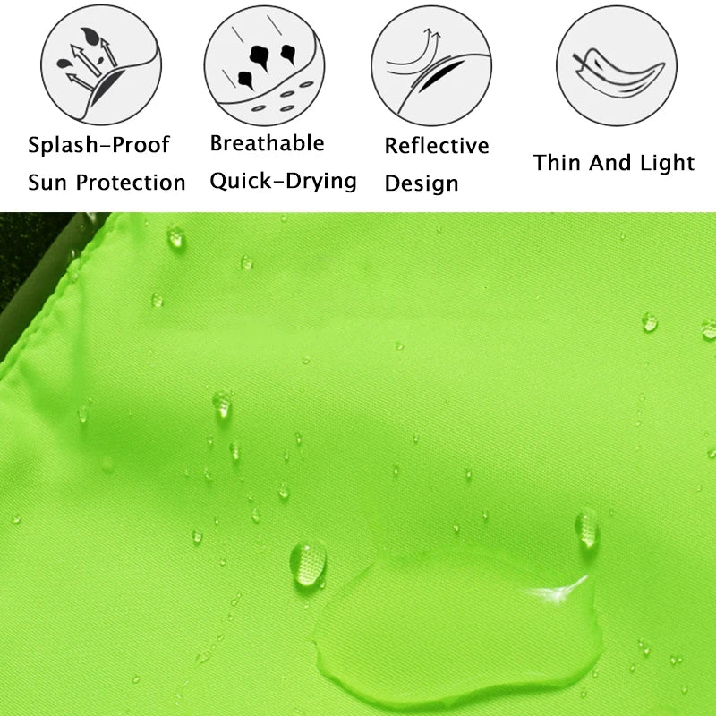 ARSUXEO Men's Outdoor Cycling Jacket Sports Waterproof Quick Dry Windbreaker Running Sun Protection Bicycle Skin Clothing