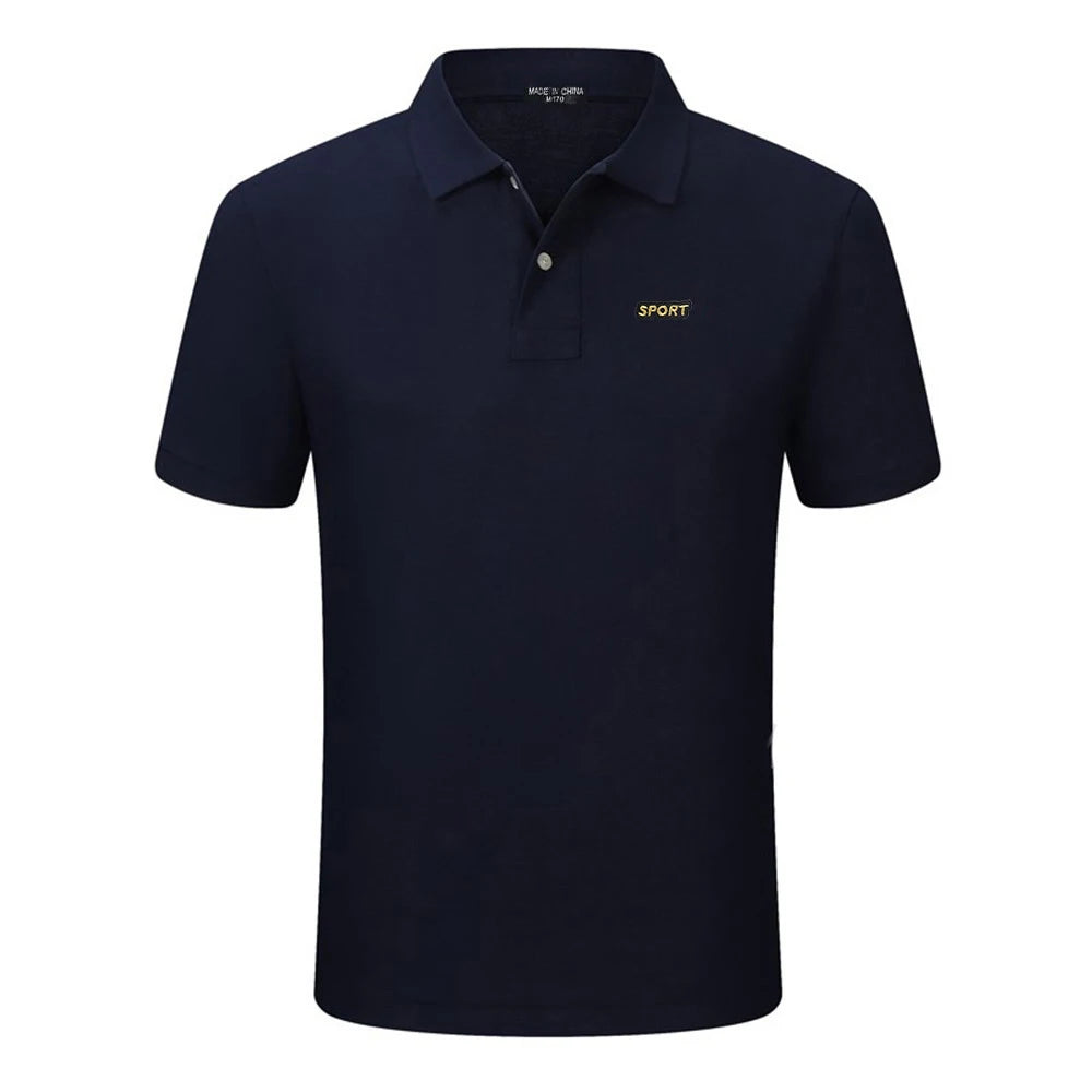 Top Quality  New Solid Color Mens Polos Shirts 100% Cotton Short Sleeve Casual Polos Hommes Fashion Summer Lapel Male tops