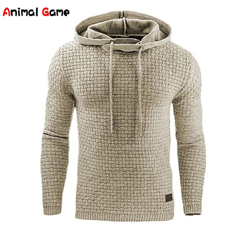 Warm Men's Solid Color Casual Hoodie Oversize Sweatshirt Sweatshirt With Zipper Paired Hoodies and Hoodies Women Man Sweatshirts - ATFH