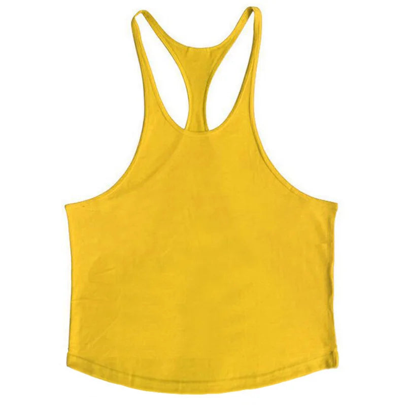 Brand bodybuilding fitness clothing gyms stringer tank top men musculation vest men undershirt solid Muscle tank blank Tops
