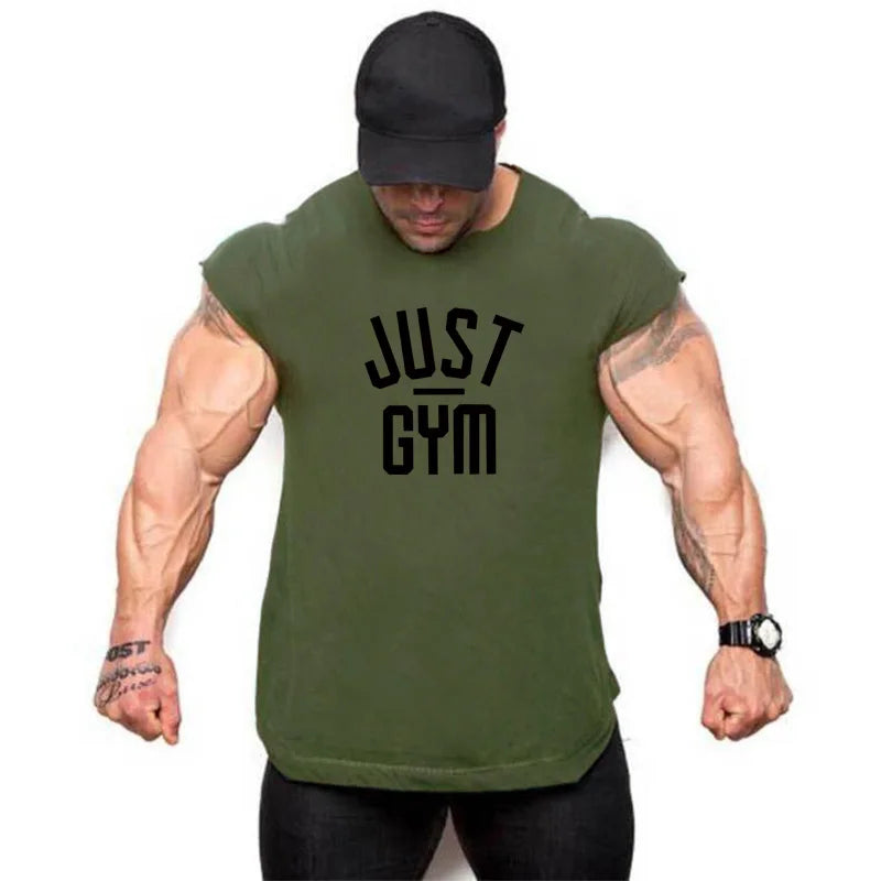 Muscleguys Brand Gyms Clothing Fitness Men Tank Top Canotta Bodybuilding Stringer Tanktop Workout Singlet Sleeveless Shirt