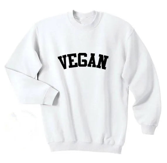 Sugarbaby Vegan Fashion Hipster Top Crewneck Sweatshirt Unisex Fashion Cute Jumper Long Sleeve Pullover High quality Casual Tops - ATFH