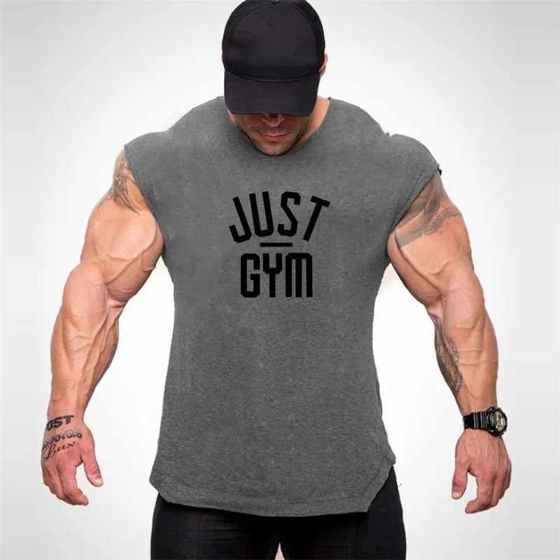 Muscleguys Brand Gyms Clothing Fitness Men Tank Top Canotta Bodybuilding Stringer Tanktop Workout Singlet Sleeveless Shirt