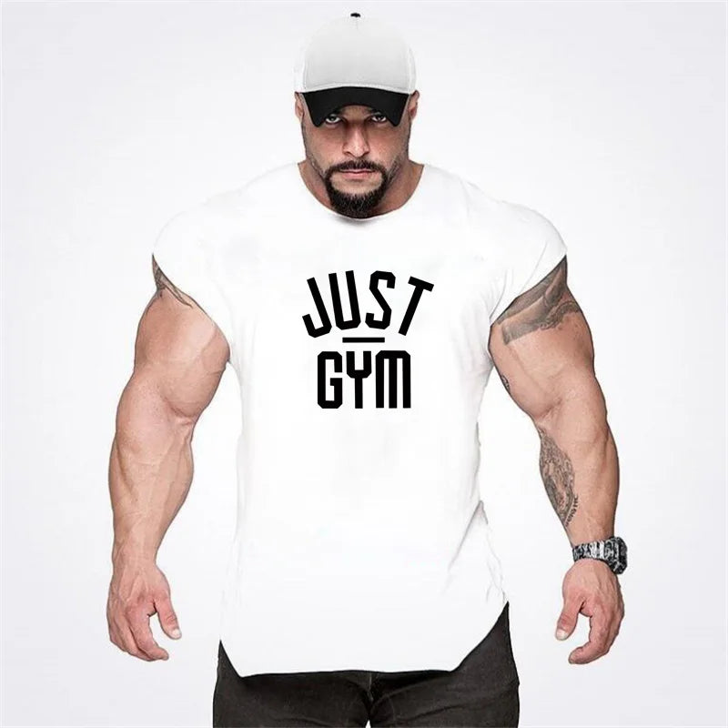 Muscleguys Brand Gyms Clothing Fitness Men Tank Top Canotta Bodybuilding Stringer Tanktop Workout Singlet Sleeveless Shirt