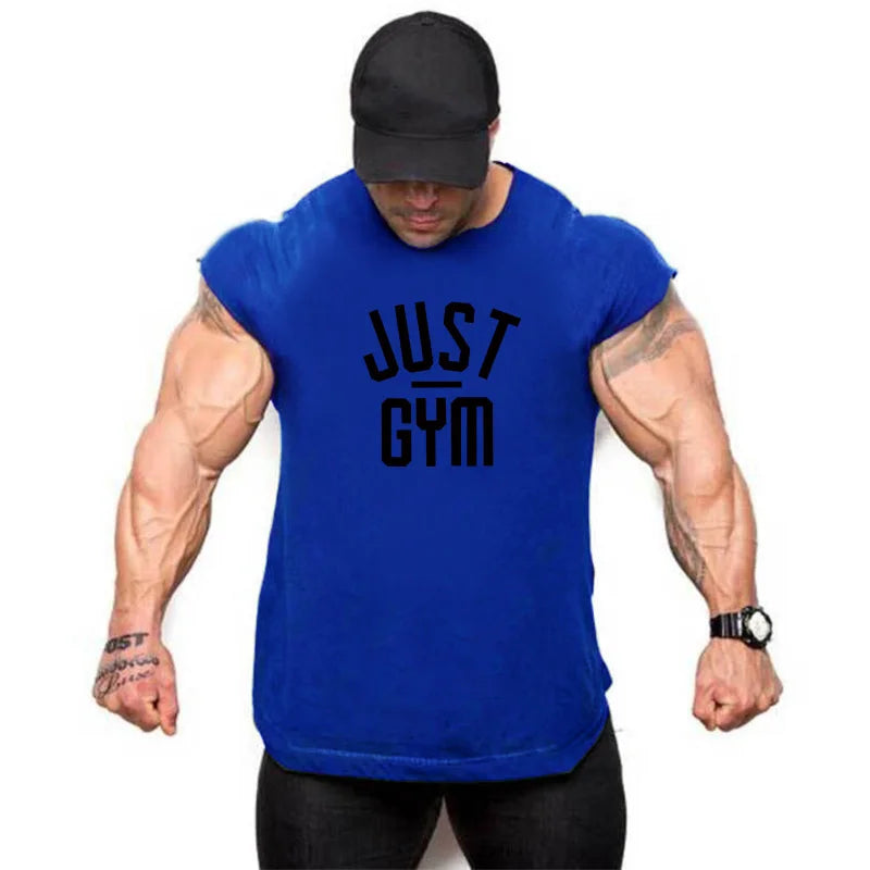 Muscleguys Brand Gyms Clothing Fitness Men Tank Top Canotta Bodybuilding Stringer Tanktop Workout Singlet Sleeveless Shirt