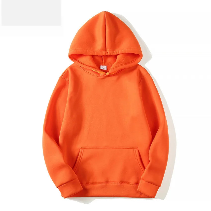 Fashion Brand Men's Hoodies New Spring Autumn Casual Hoodies Sweatshirts Men's Top Solid Color Hoodies Sweatshirt Male 15 Colors - ATFH