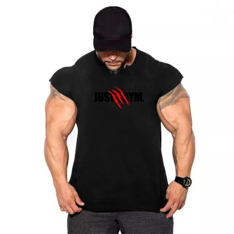 Muscleguys Brand Gyms Clothing Fitness Men Tank Top Canotta Bodybuilding Stringer Tanktop Workout Singlet Sleeveless Shirt
