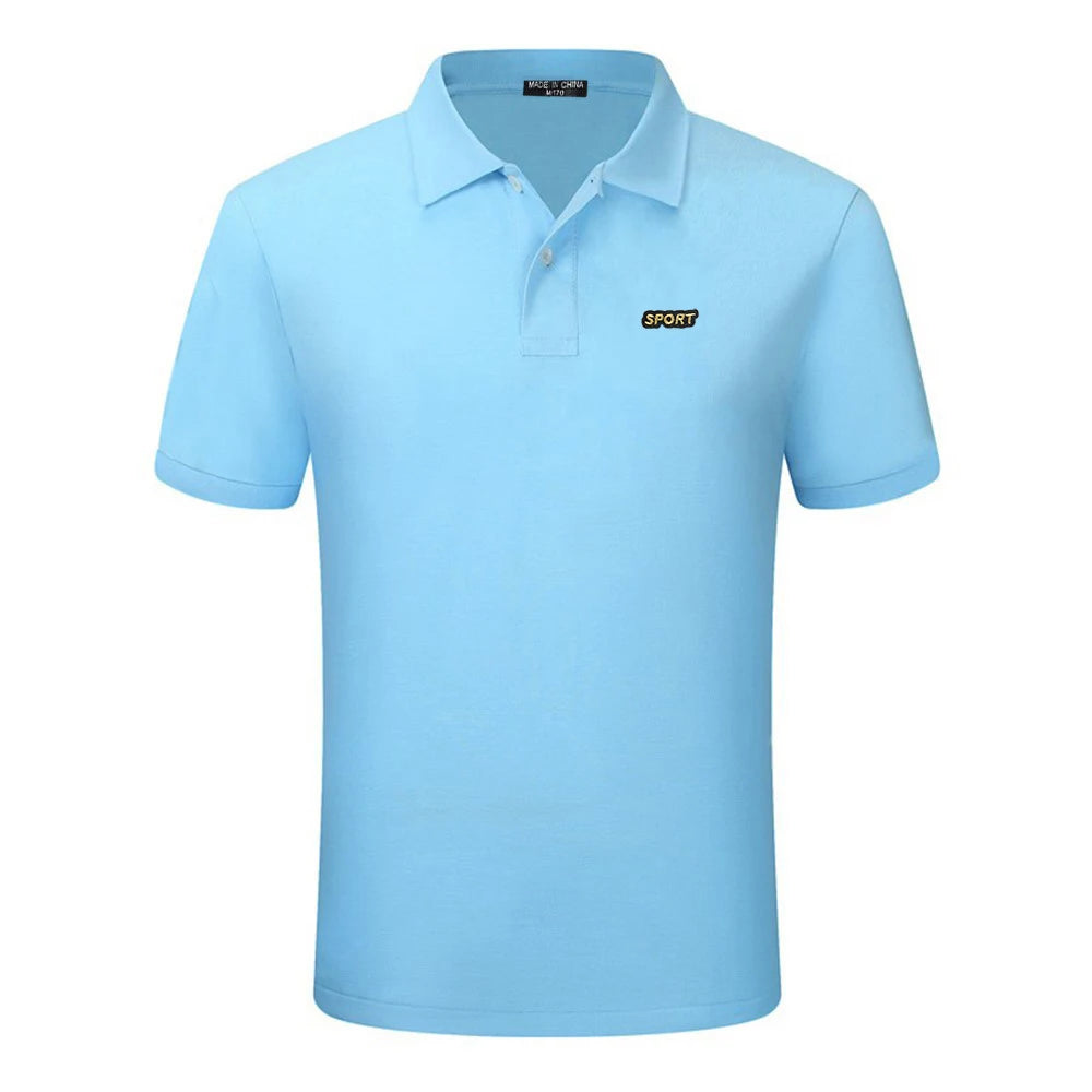 Top Quality  New Solid Color Mens Polos Shirts 100% Cotton Short Sleeve Casual Polos Hommes Fashion Summer Lapel Male tops