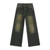MTLCLOTHES Men's Autumn New Arrival Korean Style Retro Multi-color for Wash Mid Waist Lightweight Straight Jeans