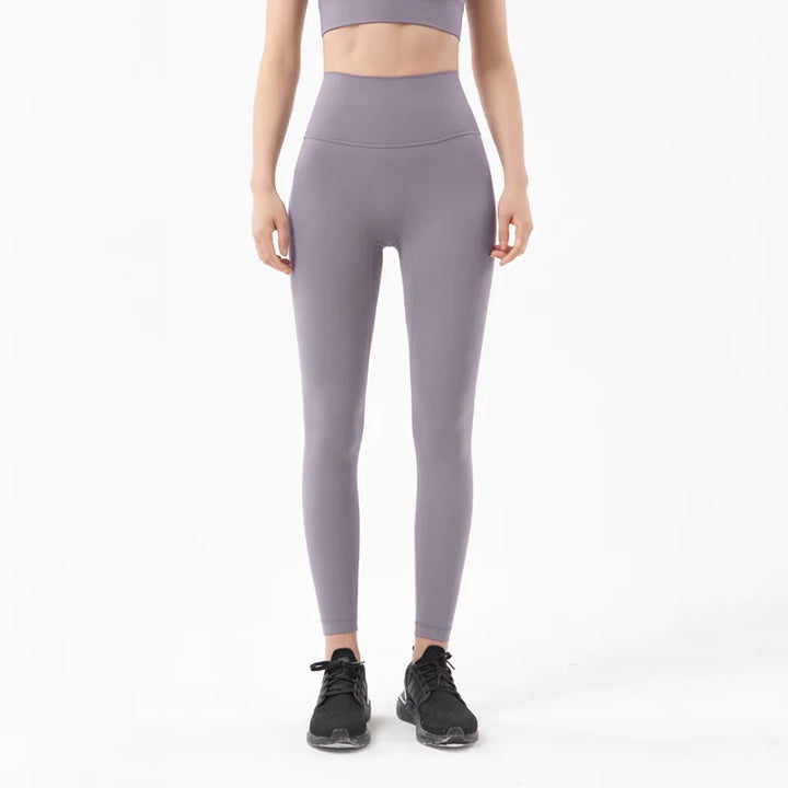 TRY TO BN Gym Leggings Yoga Pants Women Sports Fitness Naked Feeling High Waist Elastic Workout Push Up Leggings Tights Women - ATFH