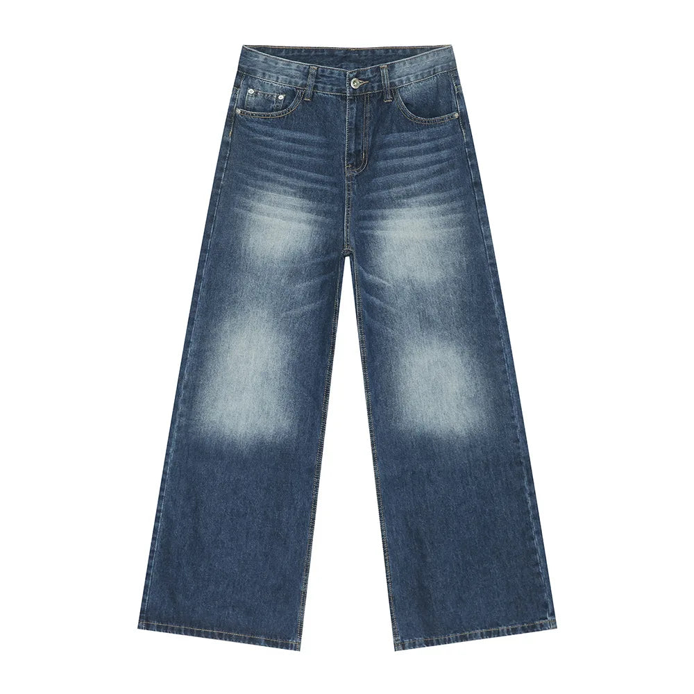 MTLCLOTHES Men's Autumn New Arrival Korean Style Retro Multi-color for Wash Mid Waist Lightweight Straight Jeans