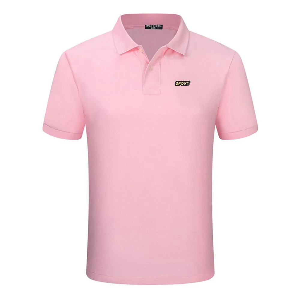 Top Quality  New Solid Color Mens Polos Shirts 100% Cotton Short Sleeve Casual Polos Hommes Fashion Summer Lapel Male tops
