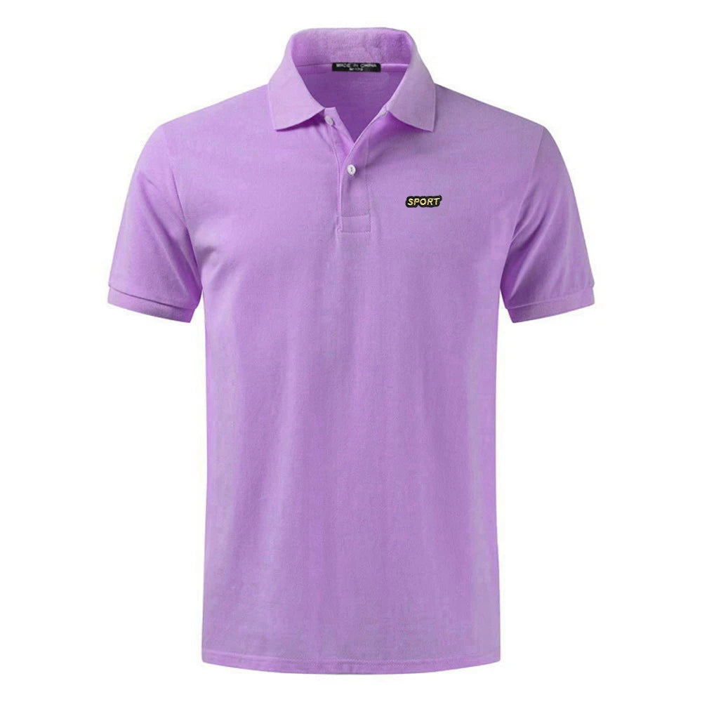 Top Quality  New Solid Color Mens Polos Shirts 100% Cotton Short Sleeve Casual Polos Hommes Fashion Summer Lapel Male tops