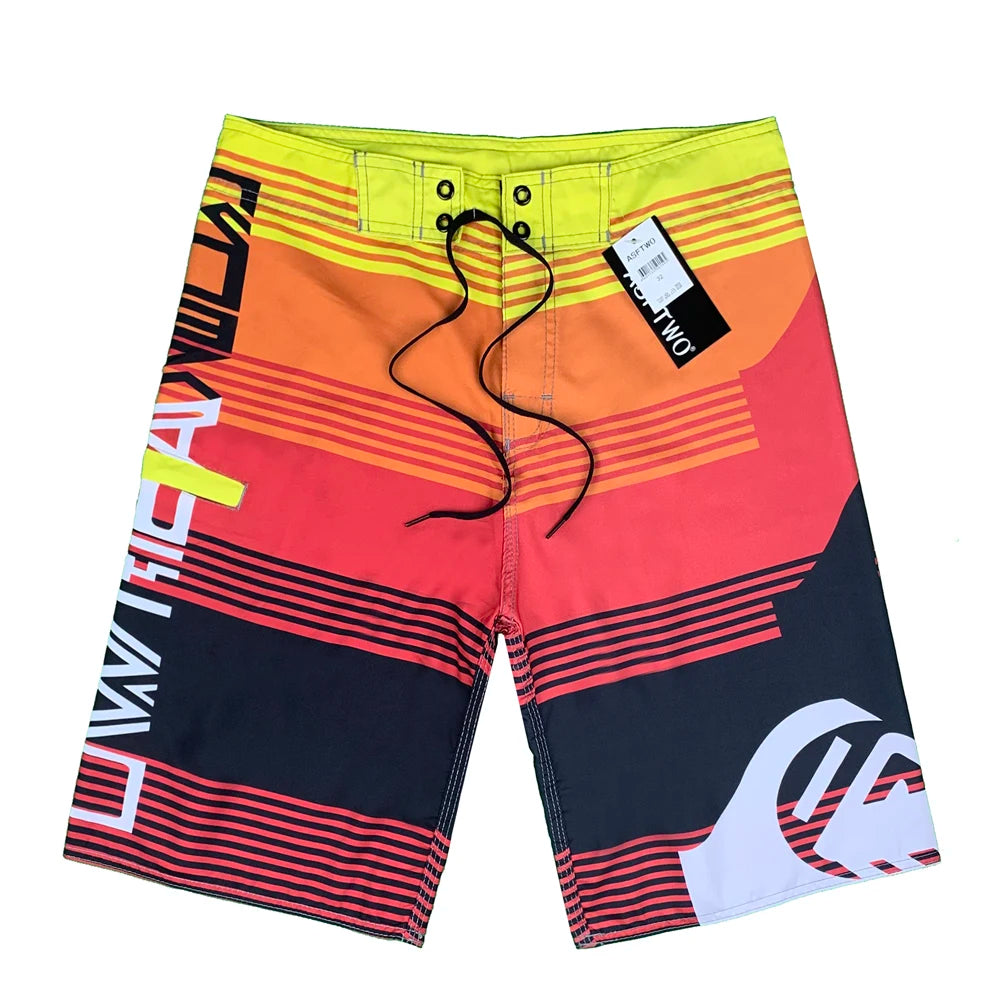 Men's Beach Shorts Trendy Summer Shorts 3D Printing Men's Surf Shorts Swimsuit Beach Shorts Fitness Tracks Running  Hiking Track