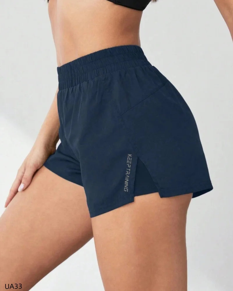 Women's Athletic Shorts - Elastic Waist Built-in Liner, Quick-Dry Breathable, Perfect for Gym Yoga Running Daily Wear Tahsi Fashion House
