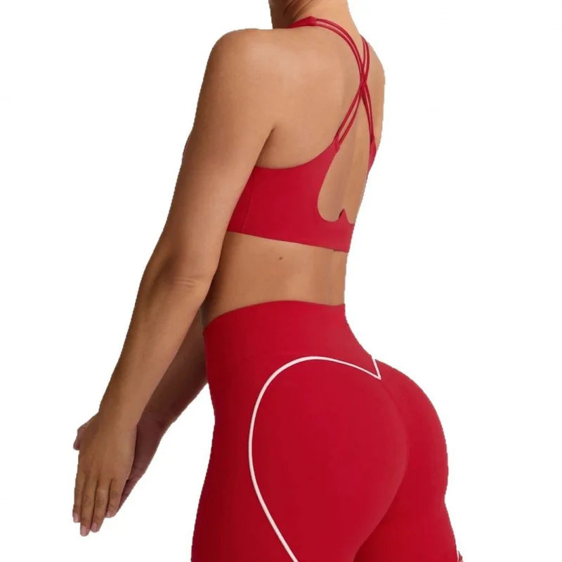 SexyVSports Yoga Vest with Chest Pad, Can Be Worn Outside, Fitness Training Top - ATFH
