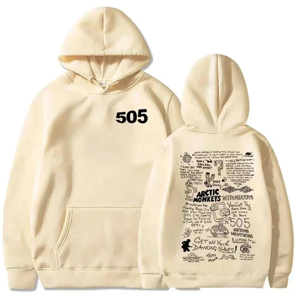 Arctic Monkeys 505 Hoodie Unisex Music Merch Band Merchandise Gift for Fans Streetwear ZYWY0016