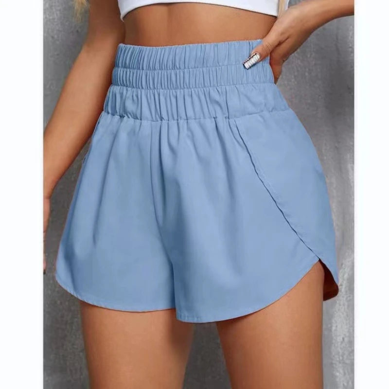 Yoga Shorts Women Fitness Elastic Running Workout Short Leggings For Ladies Gym Sport Shorts Fitness Sportwear Tahsi Fashion House