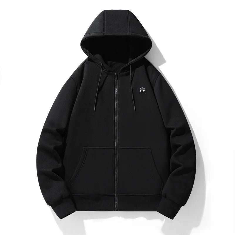Newest Heating Hoodie for 3-TemperatureUSB Rechargeable Winter Thermal Fleece Pullover - ATFH