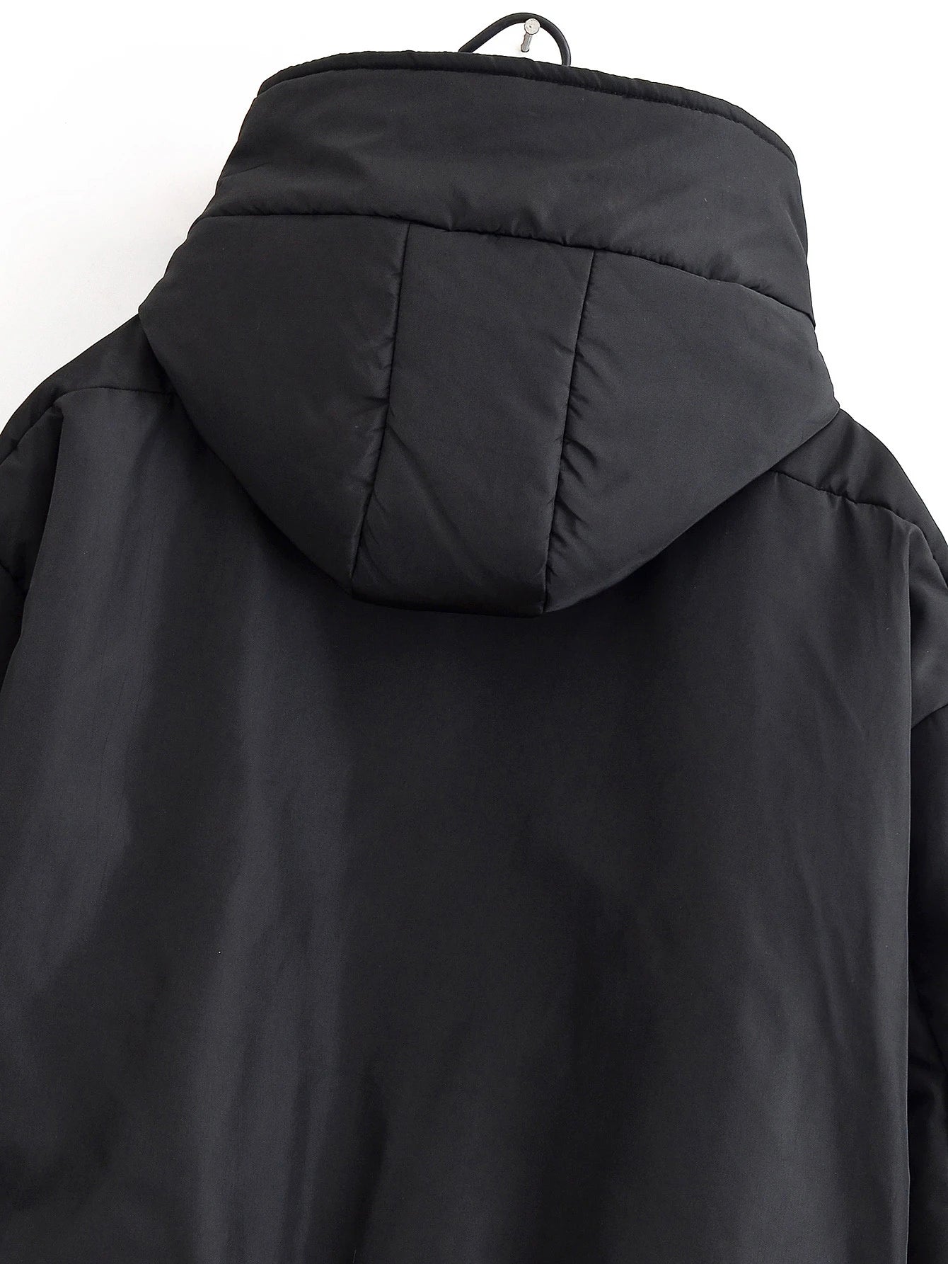 European and American style 2025 autumn and winter new women's clothing commuting versatile urban style hooded cotton jacket ATFH