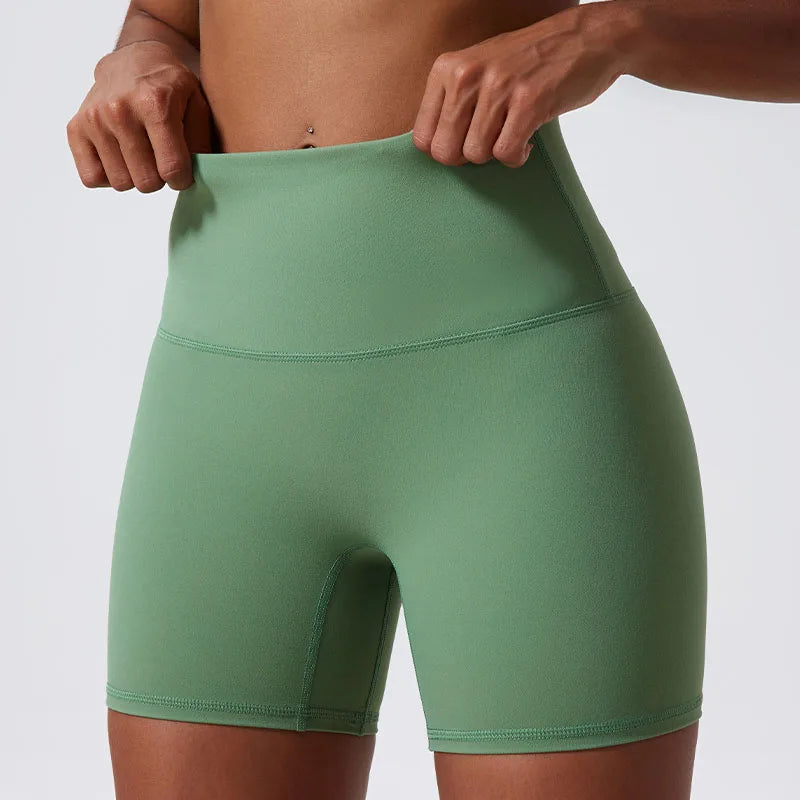 Hearuisavy Summer Soft Yoga Shorts Buttock Lift Gym Leggings Women High Waist Sports Shorts Women Running Workout Shorts Female Tahsi Fashion House