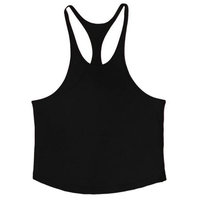 Muscle guys Gyms Tank Top Men Workout Clothing Bodybuilding Stringer Men Vests Cotton Y back Singlets debardeur fitness homme
