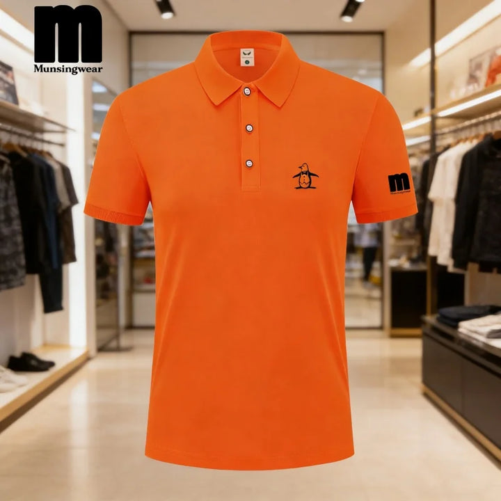 2026 Golf Polo Shirt Men's Business Polo Collar Half Sleeved Top New Summer Casual Short Sleeved T-shirt for Men An