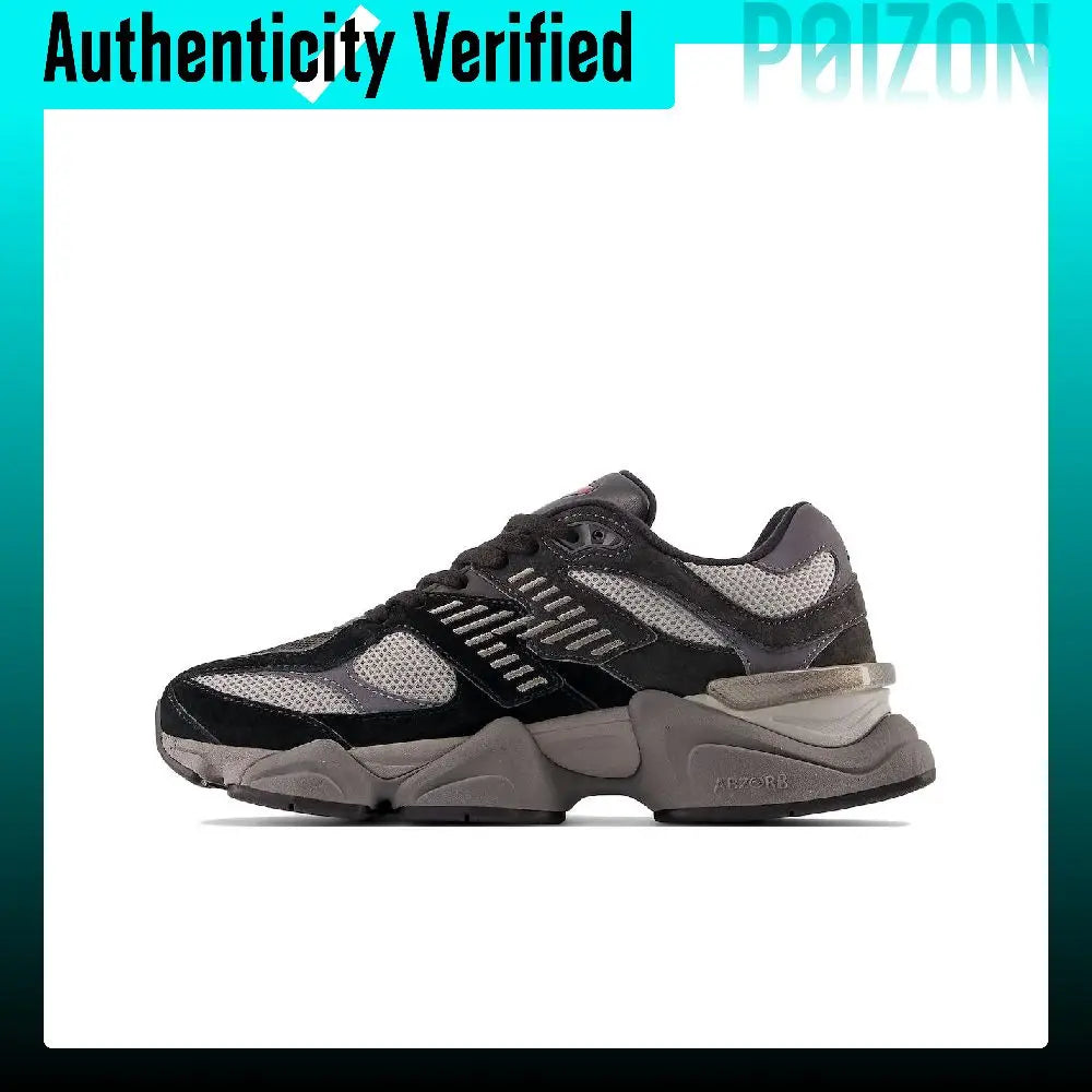 New Balance NB 9060 Casual Shoes Unisex Low-top Black/Gray U9060BLK