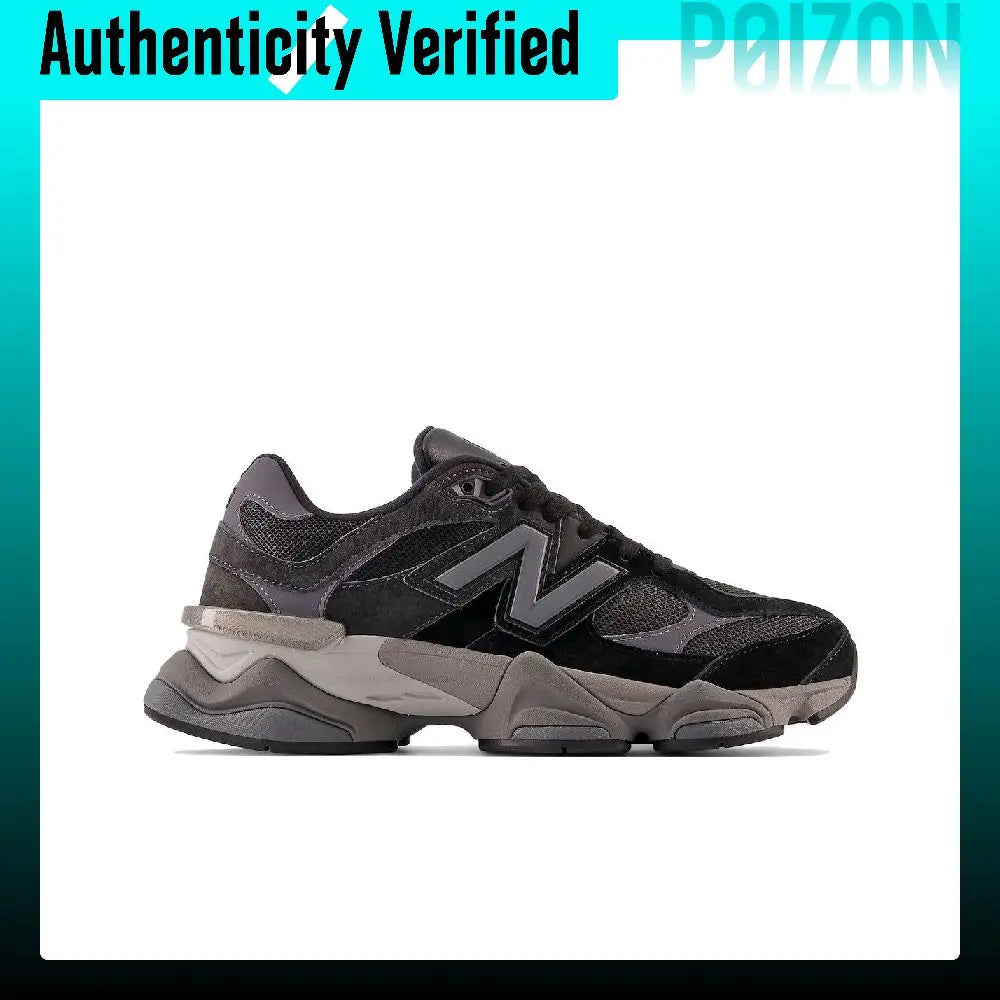 New Balance NB 9060 Casual Shoes Unisex Low-top Black/Gray U9060BLK