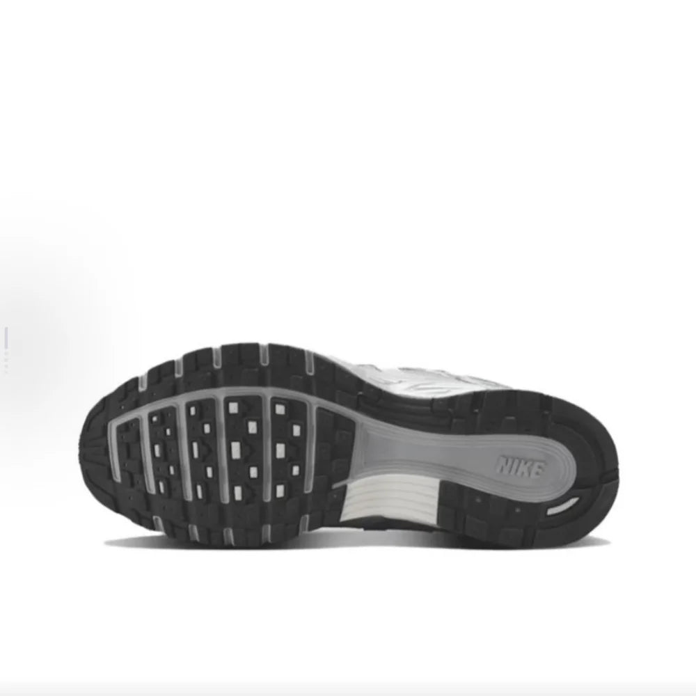 Nike P-6000 Fashion Comfort Fabric Leather Durable Low-Top Casual Running Shoes Men's Silver Grey IH4465095