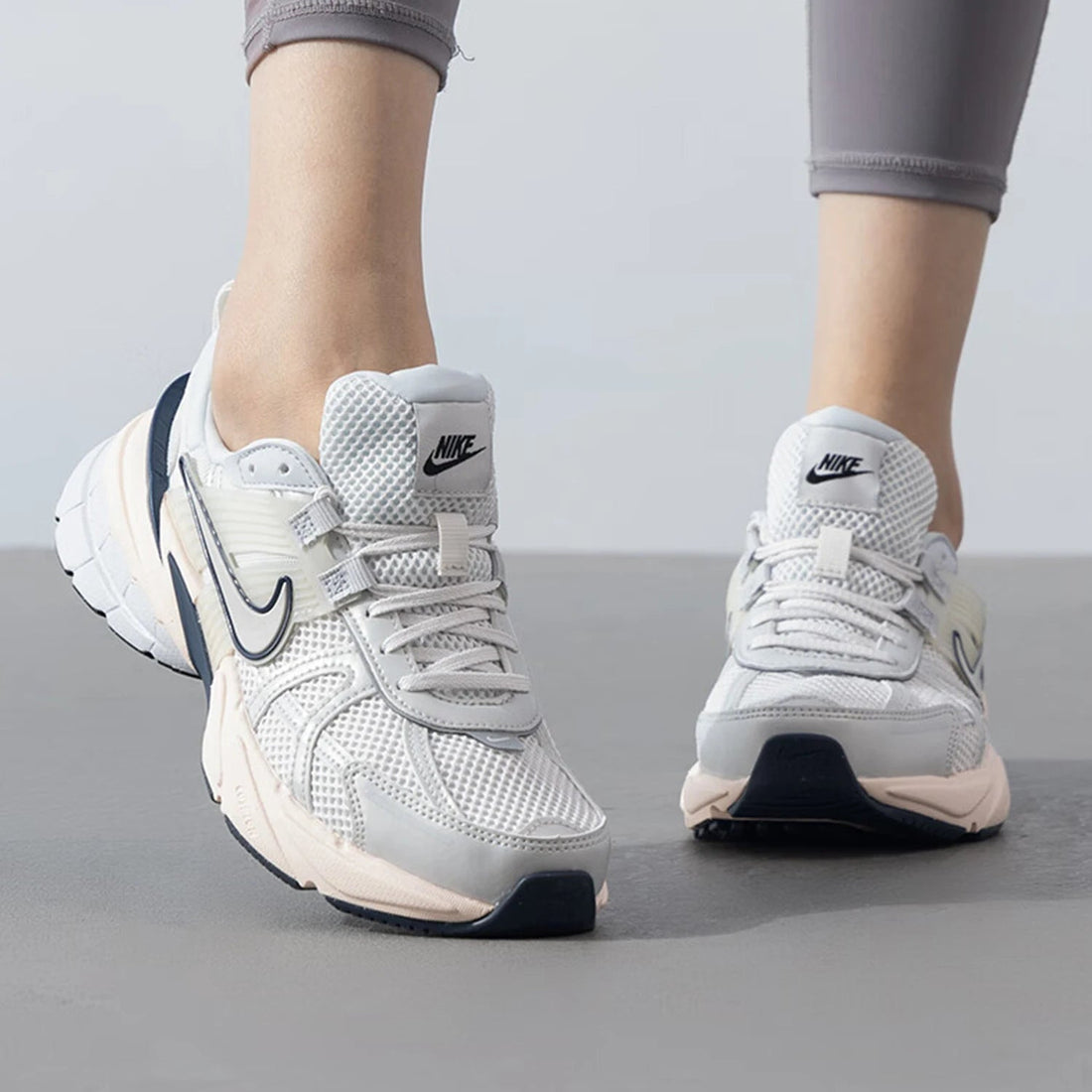 Nike official genuine 2024 new women's thick soled retro breathable casual shoes FD0736-004 ATFH