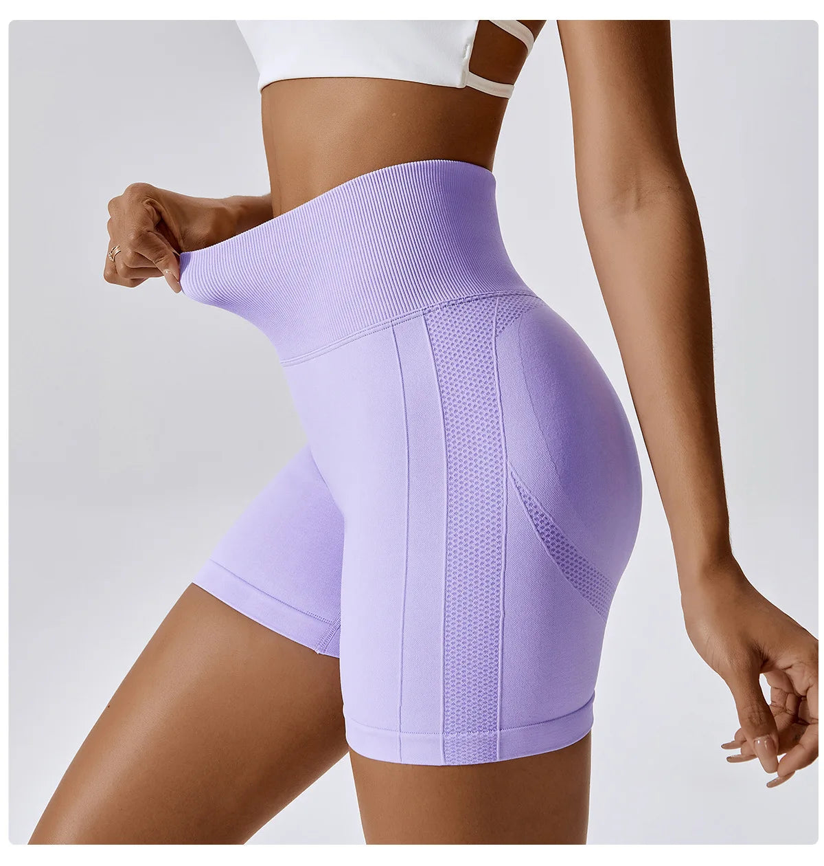 Women Shorts Seamless Sports Shorts Cycling Jogging Fitness High Waist Push Up Gym Shorts Leggings Yoga Clothing Tahsi Fashion House
