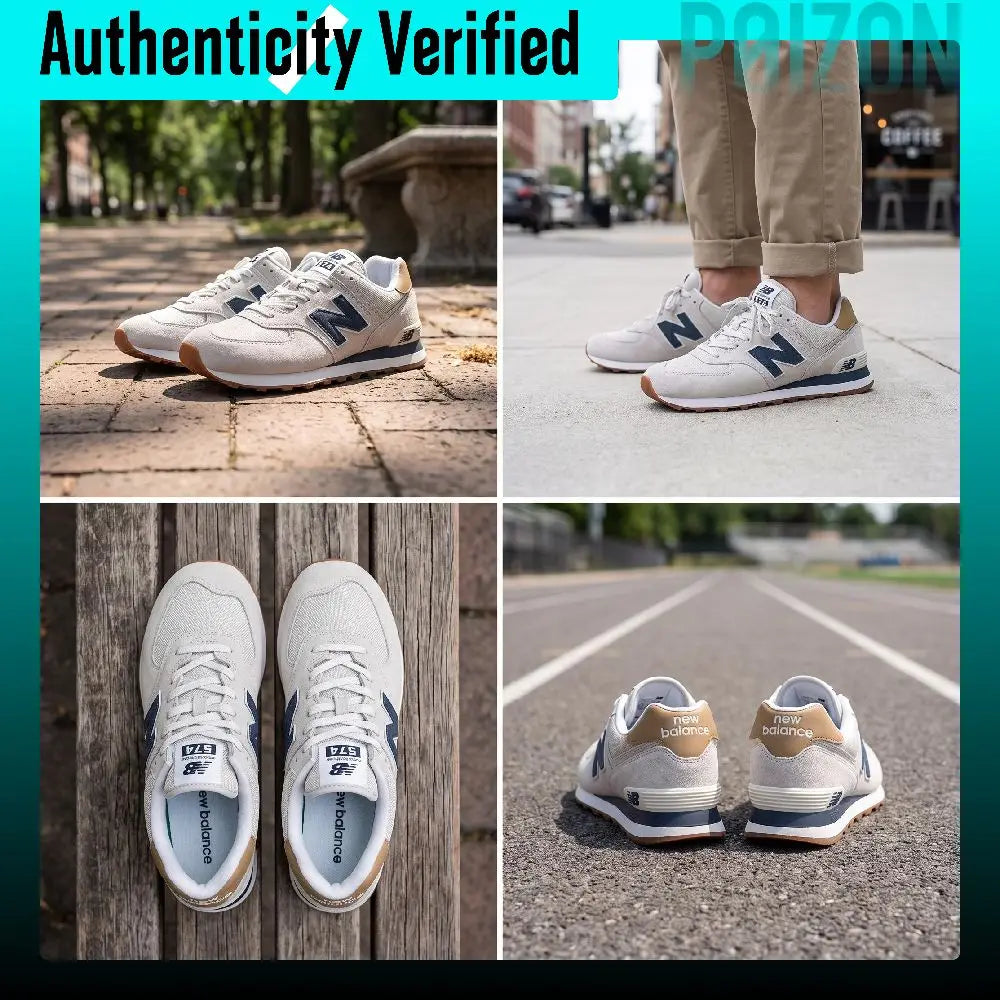 New Balance NB 574 Fabric Cushioning Abrasion Resistant Breathable Support Low top Casual City Commuting Running Shoes ML574LGI
