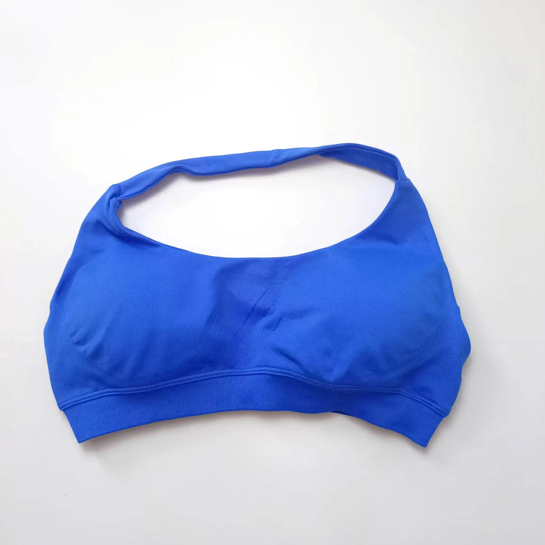 NCLAGEN Impact Sports Bra Women Seamless Halter Top High Support Push-up Open Back Gym wear Fitness Yoga Workout underwear - ATFH