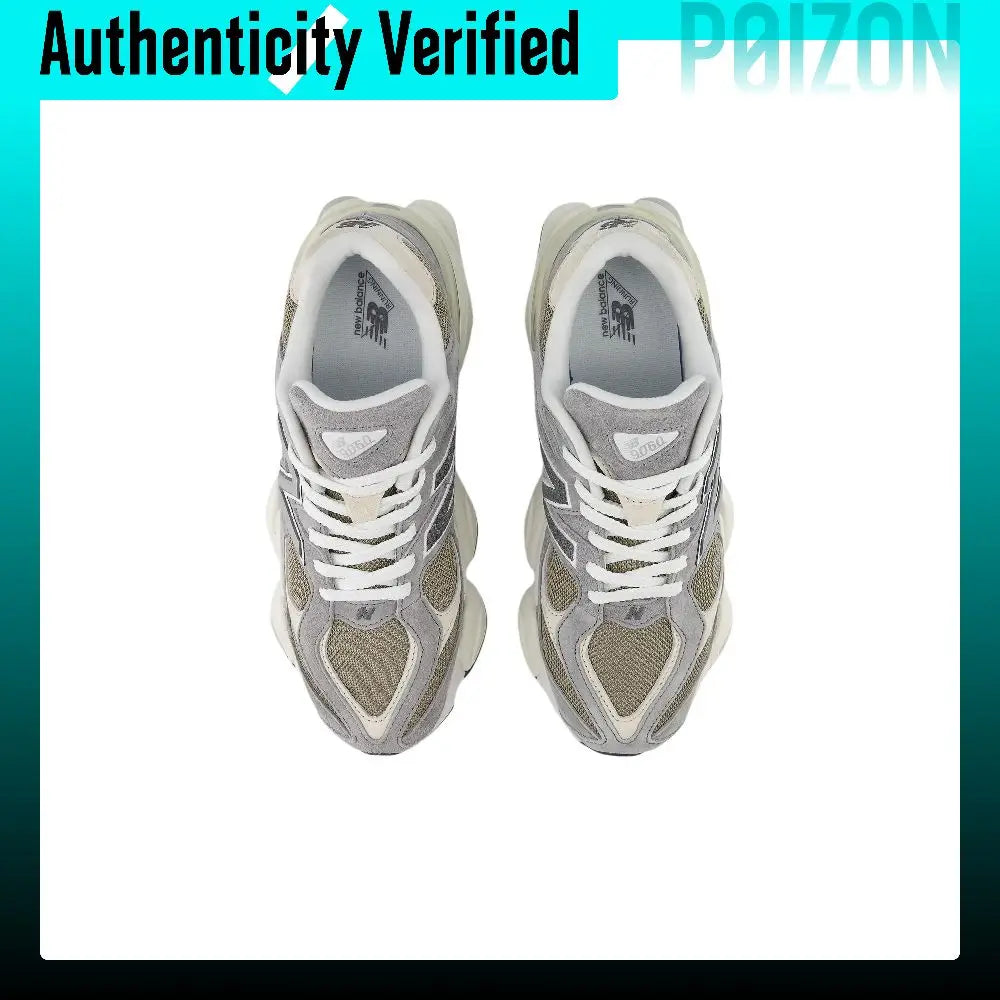New Balance NB 9060 Running Shoes Unisex Low-top Gray/Tan U9060LBA