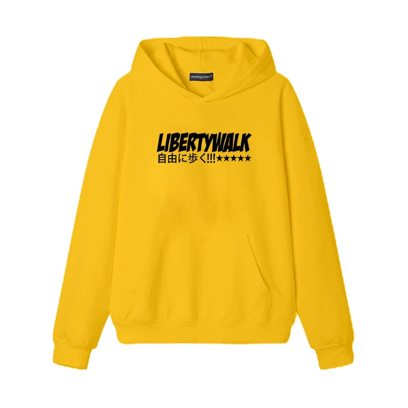 High Quality Liberty Walk printed Hoodies Men women harajuku car Graphics Sweatshirt Unisex Fleece vintage Long sleeve pullovers - ATFH