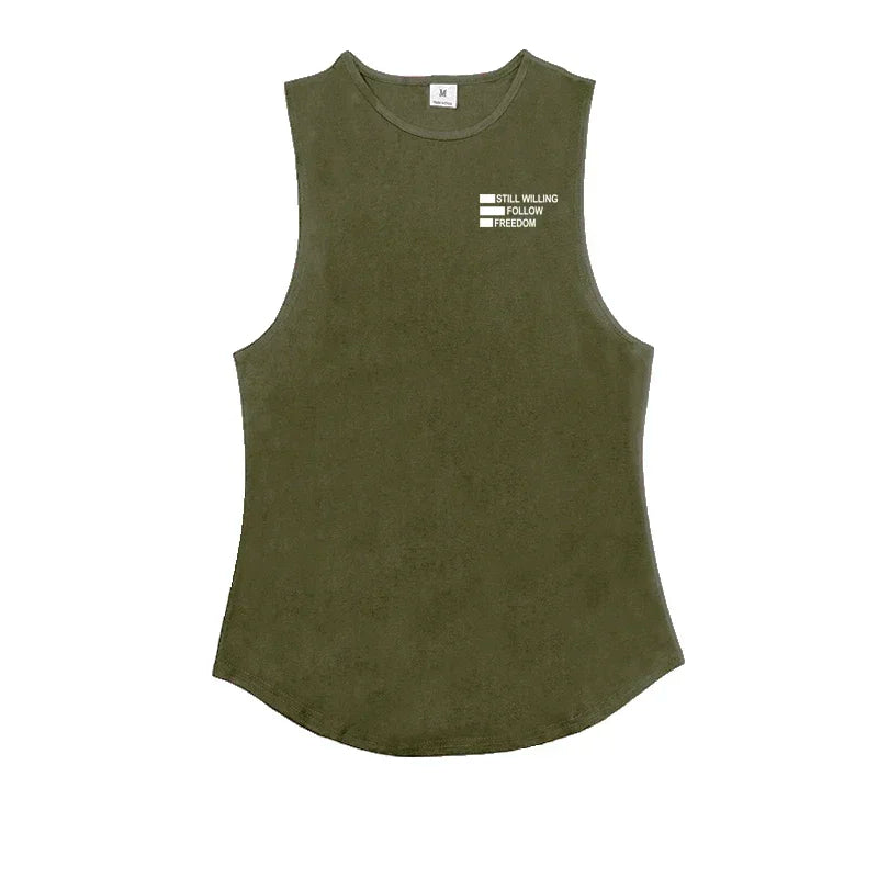 Mens Workout Muscle Cool Tank Top Clothing Stringer Comfortable Gym Sporting Fashion Fitness Vest Sleeveless Korean Singlets