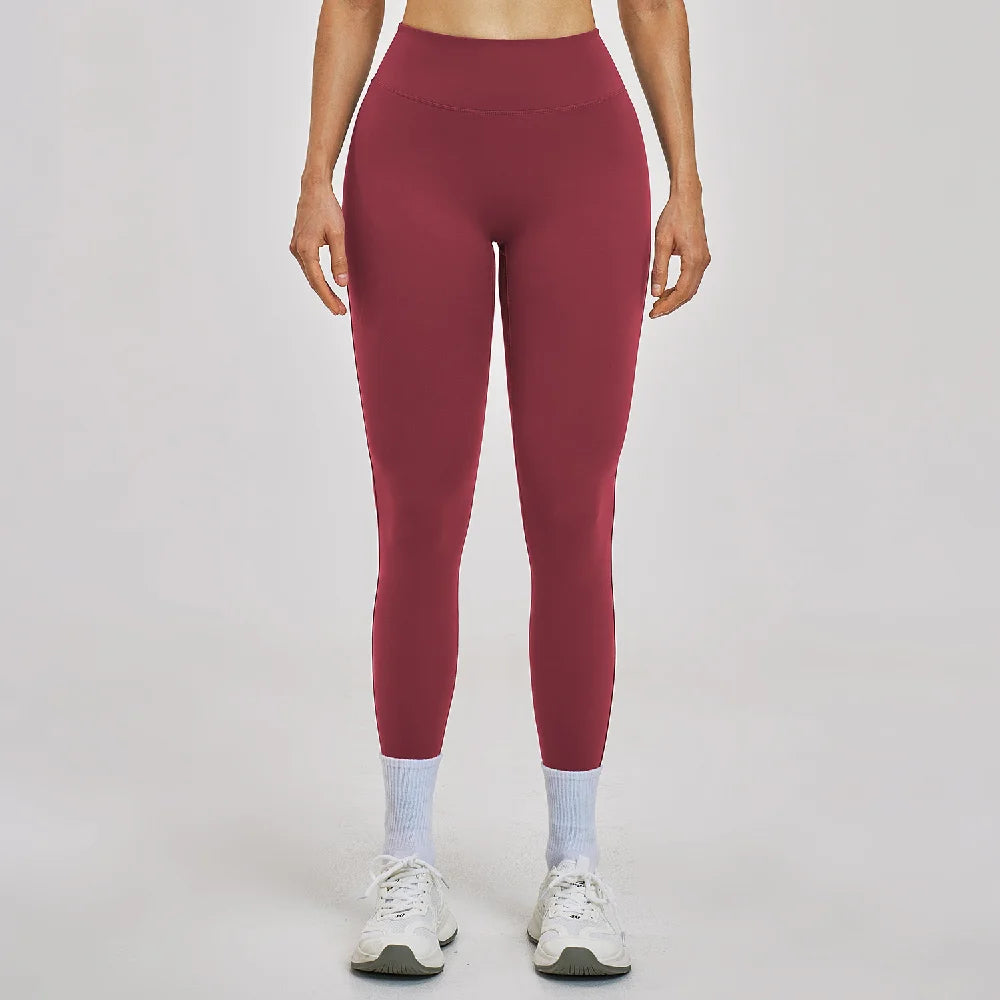 High Waist Naked Feeling Yoga Leggings Women Fitness Running Leggings Gym Workout Tights Leggings Female Casual Workout Leggings - ATFH