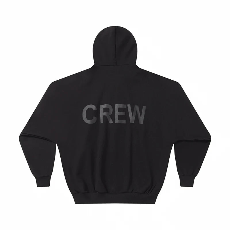 SZNX Kanye West Same Style American Street Loose Men Women Couple Kanye Collection Letter Print Zip Up Hoodie - ATFH