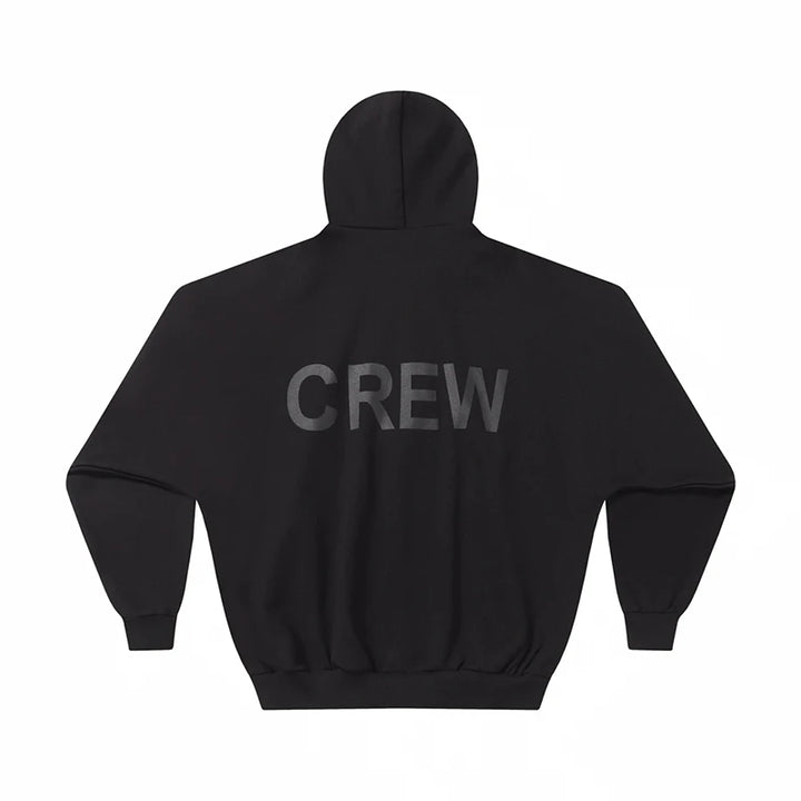 SZNX Kanye West Same Style American Street Loose Men Women Couple Kanye Collection Letter Print Zip Up Hoodie - ATFH