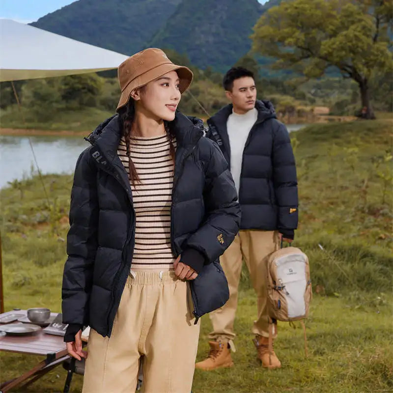 Men's Women's High-end Down Jackets Autumn Winter Outdoor Sports Travel Warm Jackets Couples