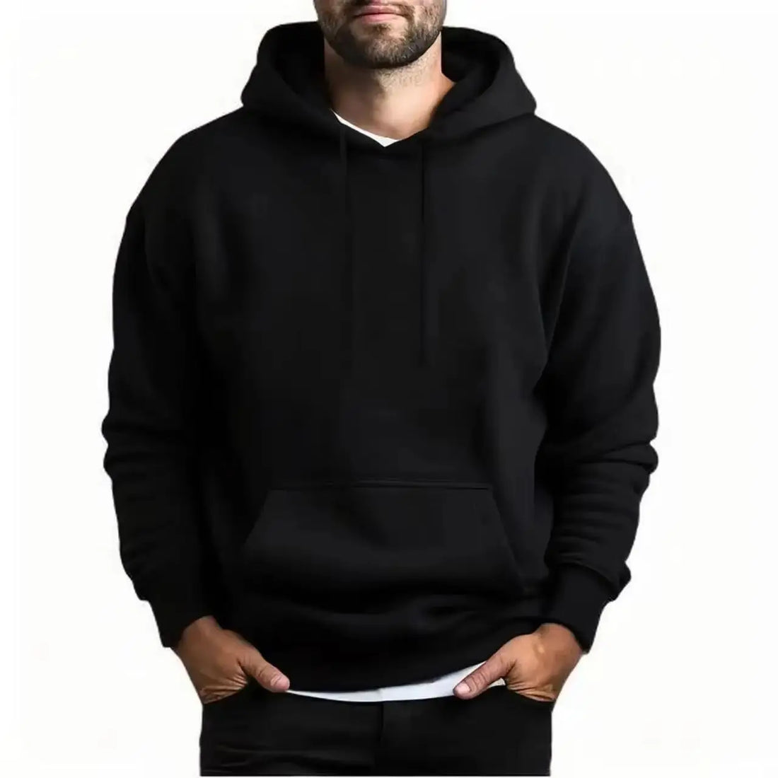 New Fashion Men's Women's Hoodies Spring Autumn Winter Casual Hoodies Sweatshirts Men Tops Solid Color Hoodie Sweatshirt Male - ATFH