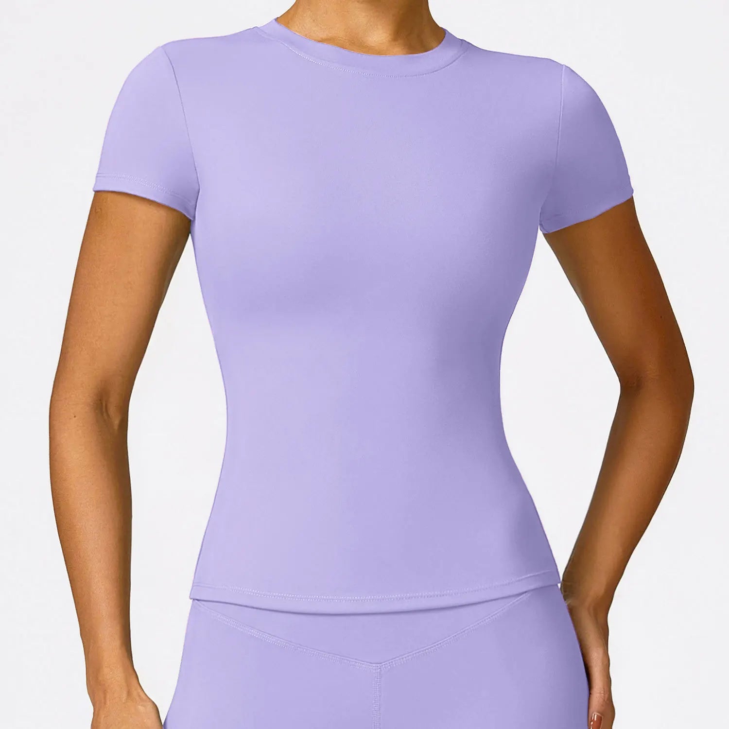 NCLAGEN Gym Top Women Short Sleeve Workout Clothes Sports T Shirt Femme Fitness Activewear Running Accessories Yoga Tight Tops - ATFH