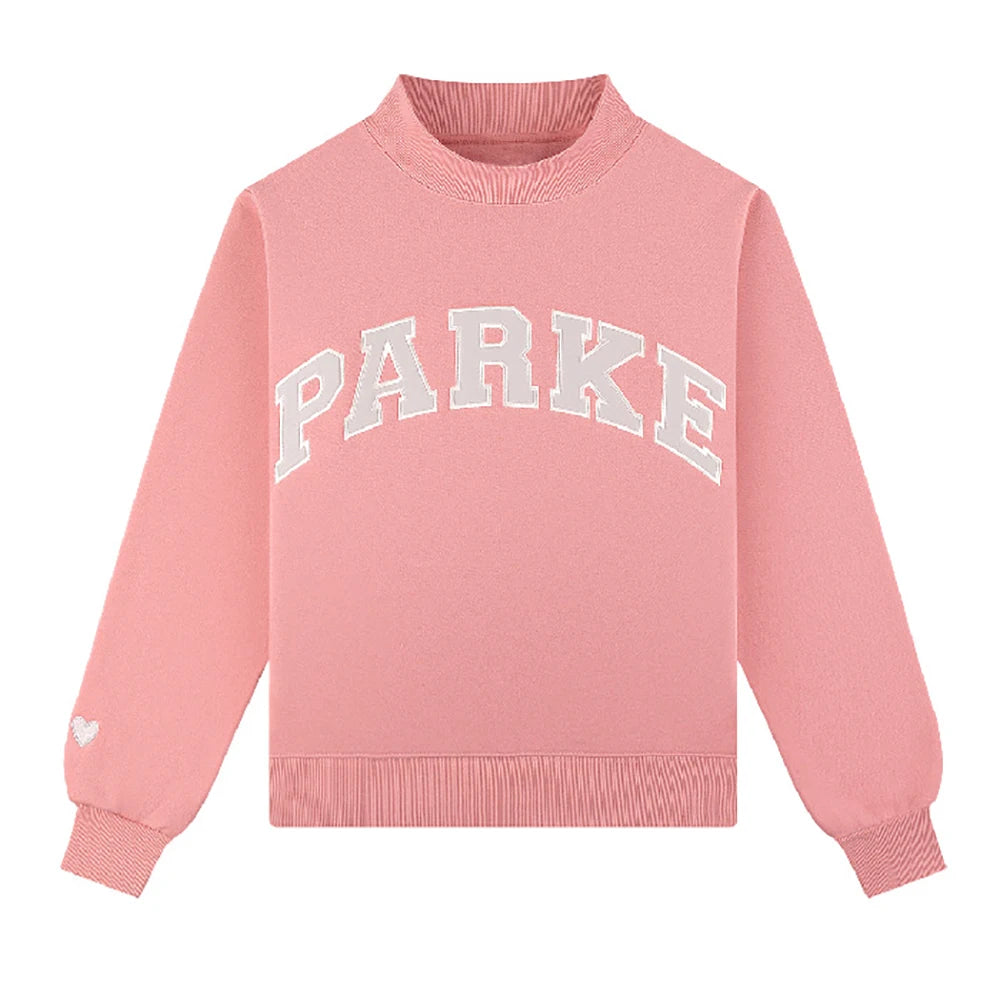 Rowan AAPK-Y046-1 Women O-Neck Long Sleeve Female Pullover Letter Love Embroidery Sweatshirts Vintage Casual Sport Lady Top 2026 - ATFH